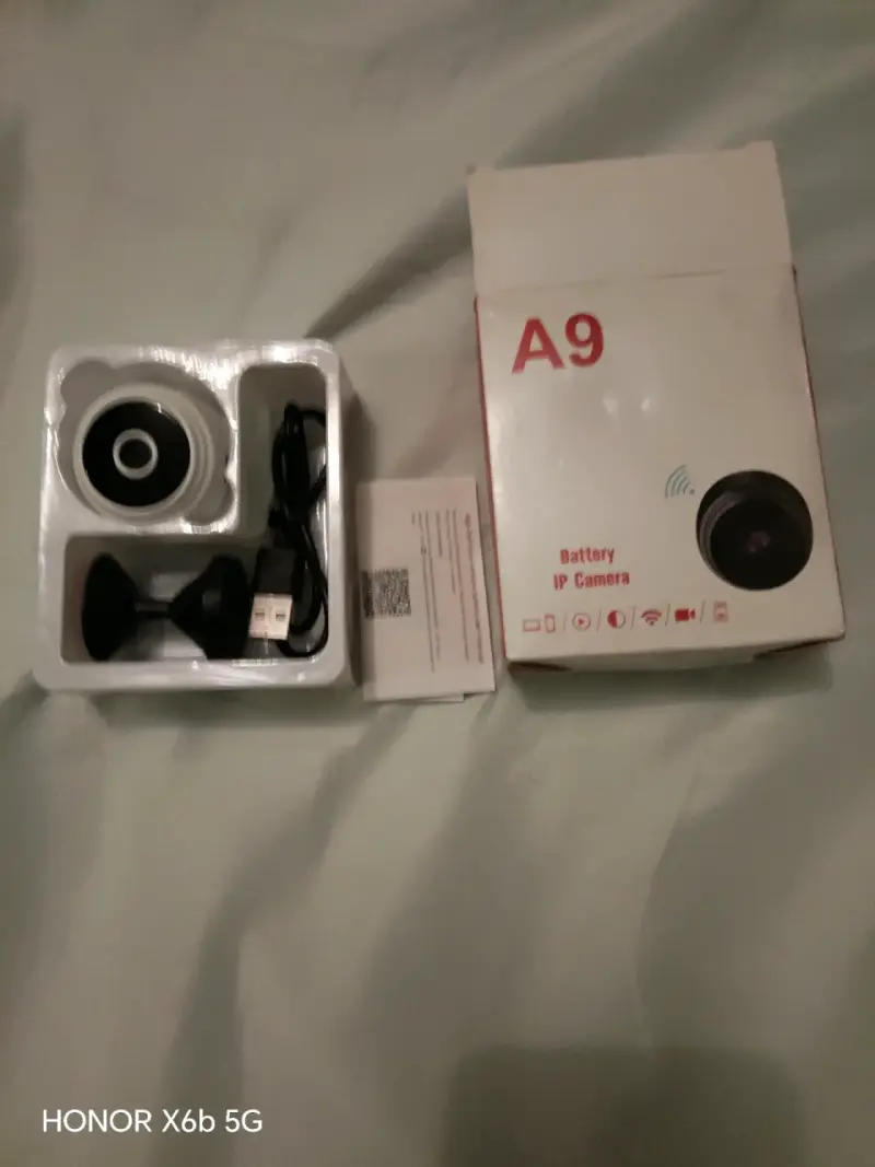 Cámara IP A9 con batería y WiFi