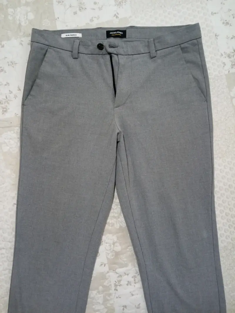 Pantalón gris de vestir para hombre - 2