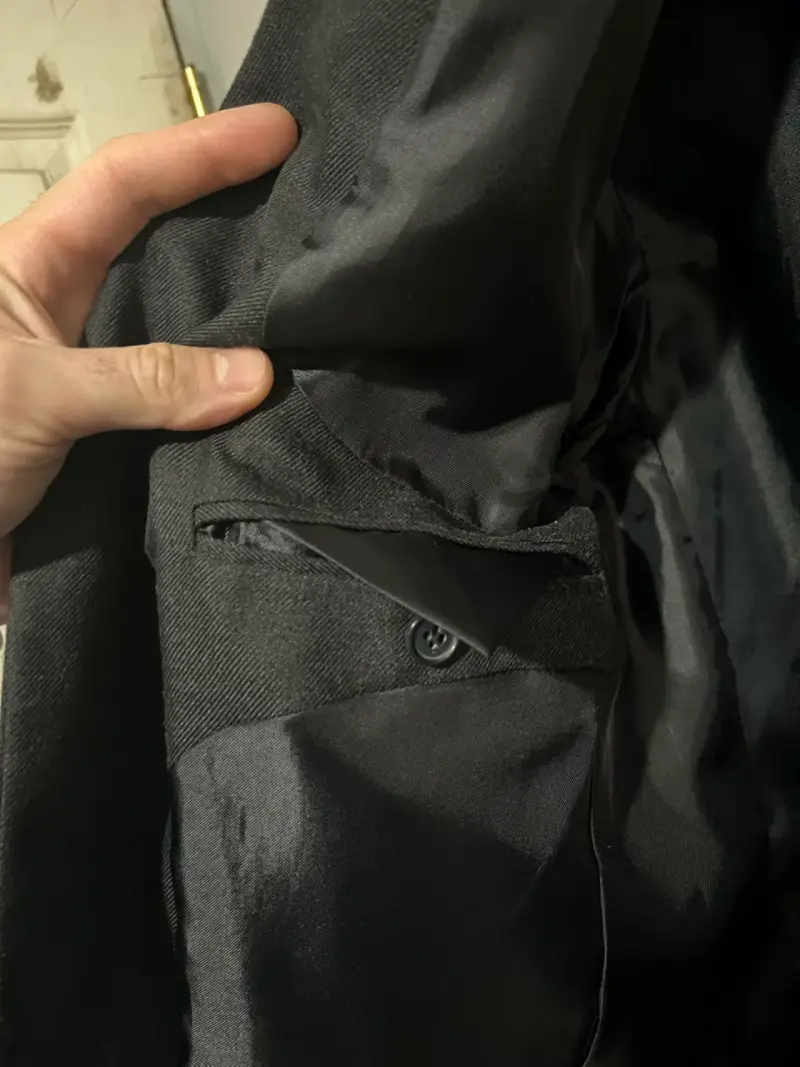 Blazer negro elegante para hombre - 6