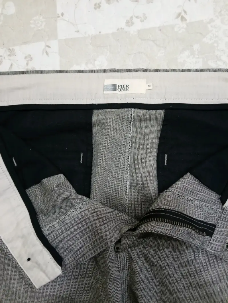 Pantalón de vestir gris para hombre - 3