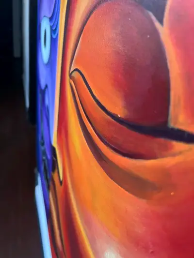 Óleo Original sobre Tela | Bipolaridad | 90×90 cm - miniatura 3