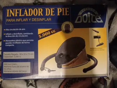 Bomba de pie para inflables - miniatura 2