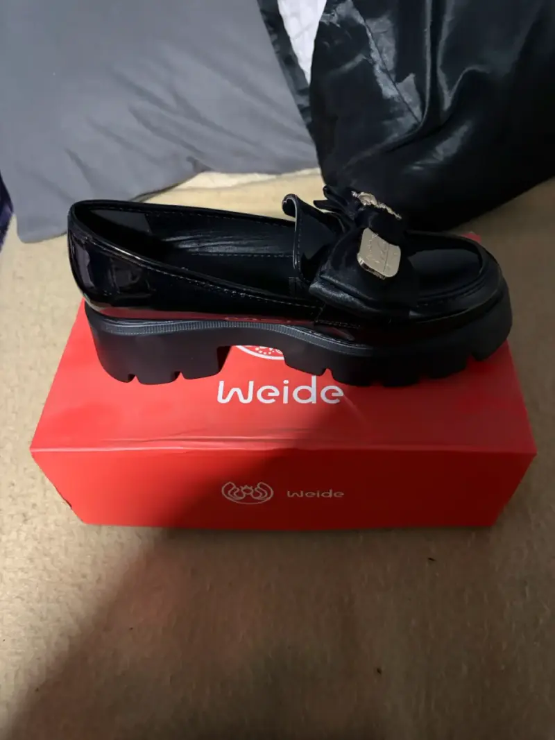 Zapatos Weide Mary Jane y mocasín negros charol - 2