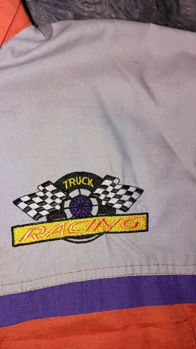 Camisa de trabajo naranja con logo - miniatura 2