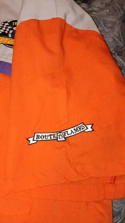 Camisa de trabajo naranja con logo - miniatura 3