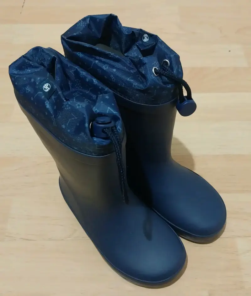 Botas de lluvia azul marino impermeables - 1