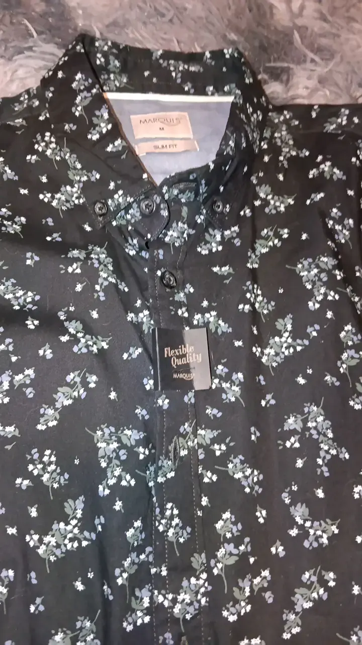 Camisa de hombre estampada floral - 2