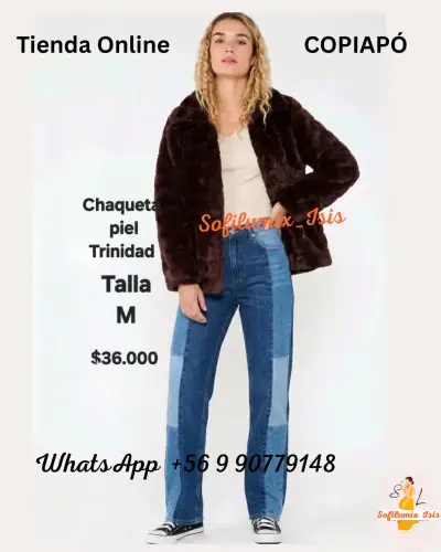 Chaqueta de piel Trinidad talla M - miniatura 1