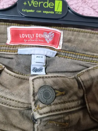 Jeans marrones para mujer estilo casual - miniatura 3