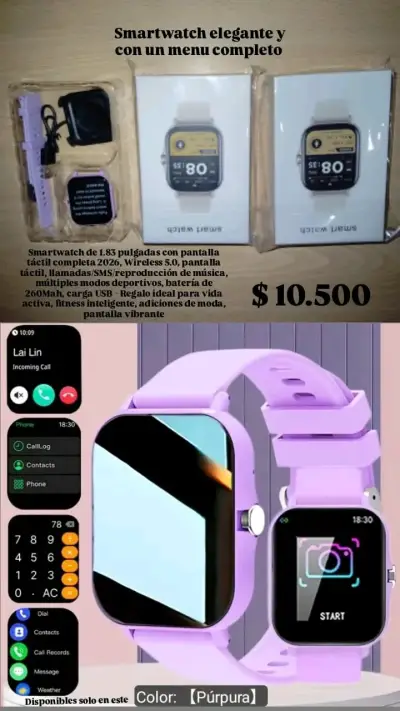 Reloj digital infantil rosa con dinosaurio - miniatura 2