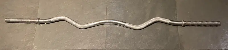 Barra Z para pesas de gimnasio