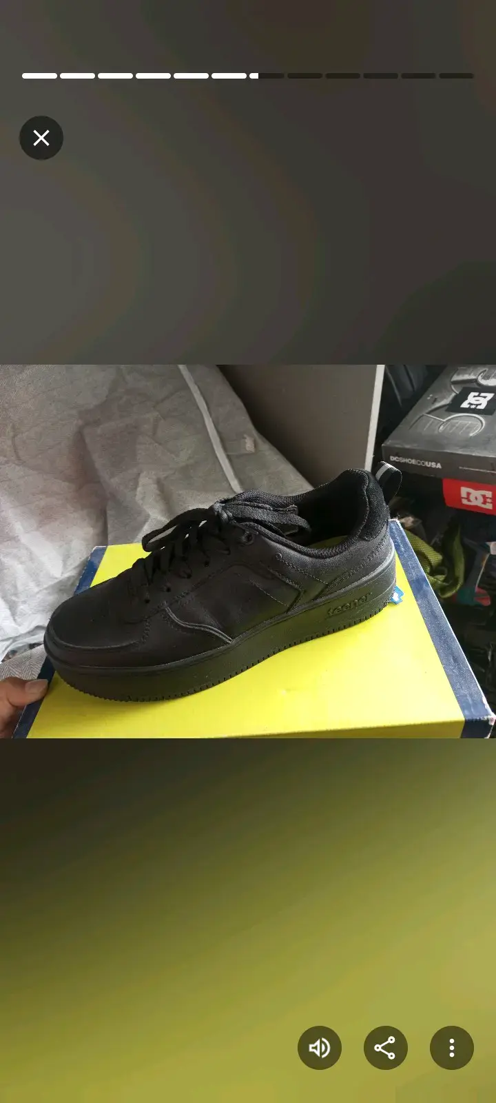 Zapatillas negras Escolares Mujer 37