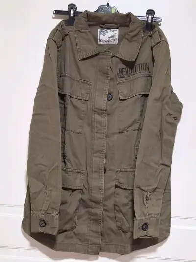 Chaqueta militar verde oliva Revolution - miniatura 1