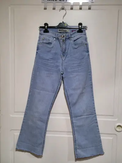 Jeans azul claro Americano corte recto - miniatura 1