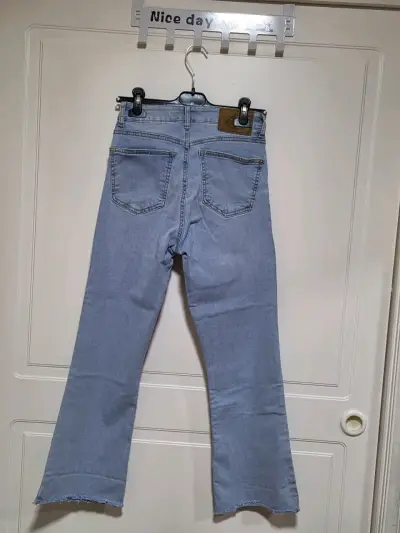 Jeans azul claro Americano corte recto - miniatura 2