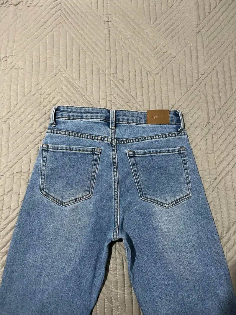 Jeans azul claro Sybilla para mujer talla 36 - 2