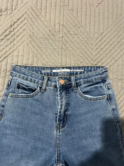 Jeans azul claro Sybilla para mujer talla 36 - miniatura 3