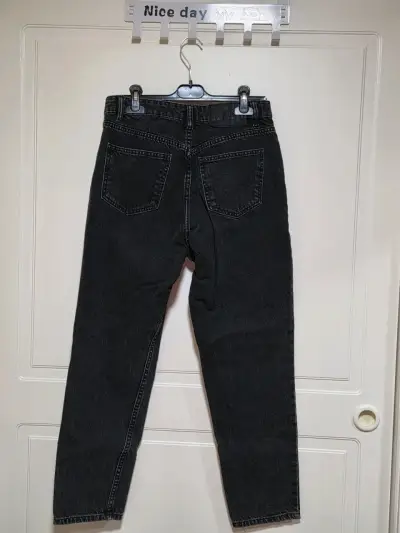 Jeans negros de tiro alto Zara - miniatura 2