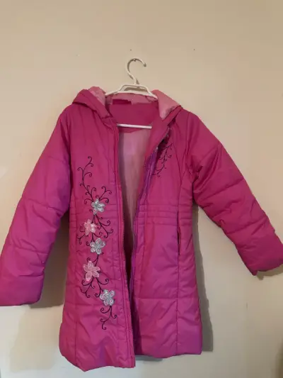 Parka infantil rosa Barbie - miniatura 1