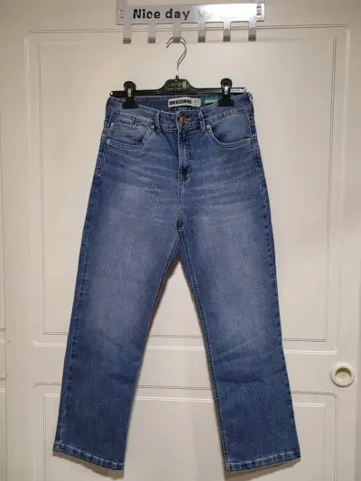 Jeans azul Americano recto para hombre - miniatura 1