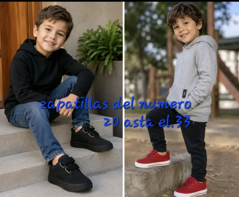 Zapatillas para niños en varios colores - 1