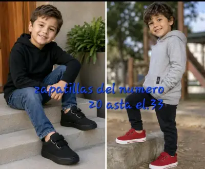 Zapatillas para niños en varios colores - miniatura 1