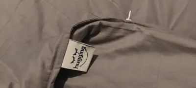 Manta pesada Hugging gris algodón - miniatura 5