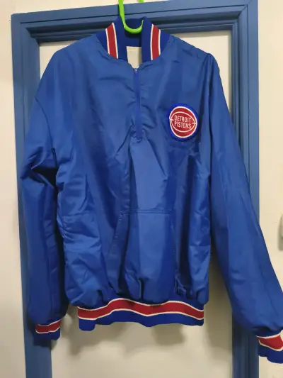Chaqueta deportiva Detroit Pistons azul - miniatura 1