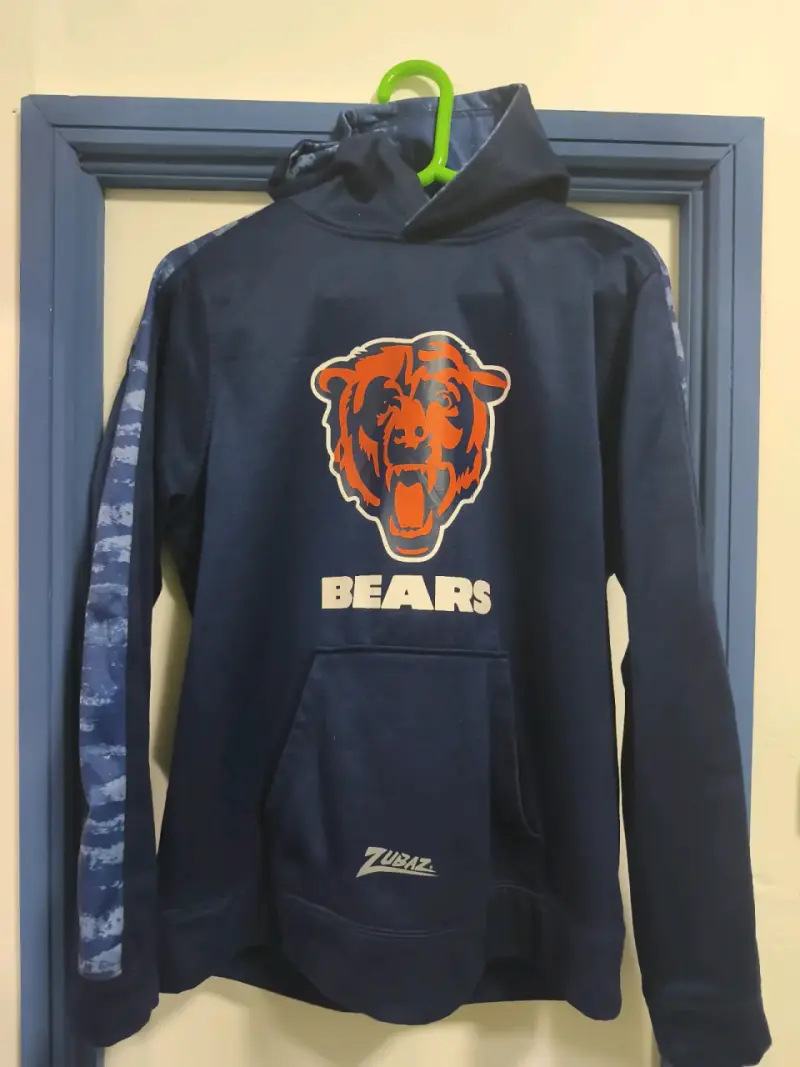 Polerón Zubaz Bears azul con capucha - 1
