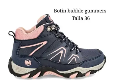 Botín Bubble Gummers azul y rosado talla 36 - miniatura 1