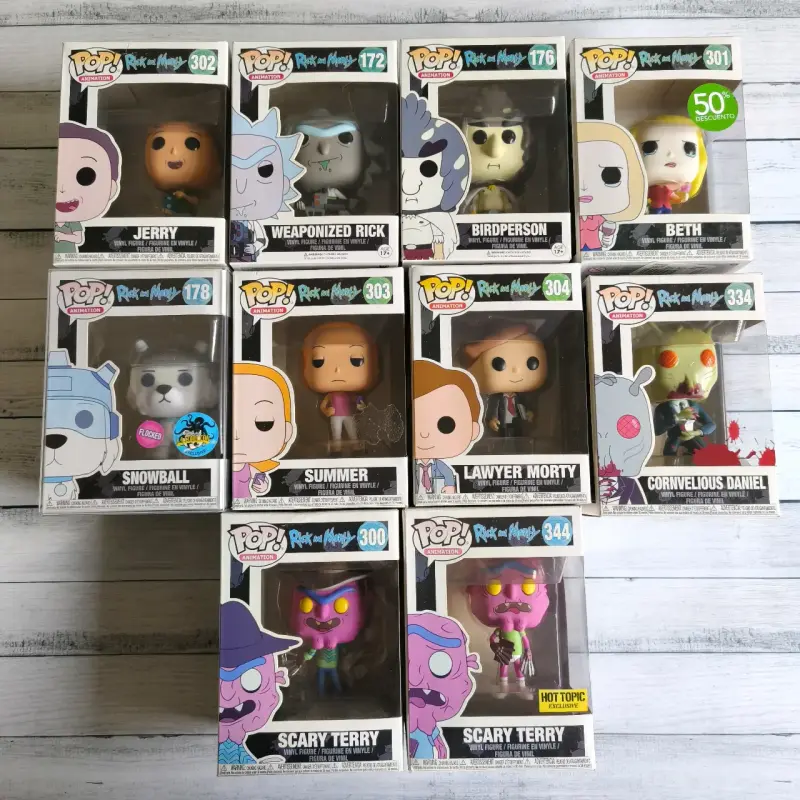 Set de figuras Funko Pop Rick and Morty - 1