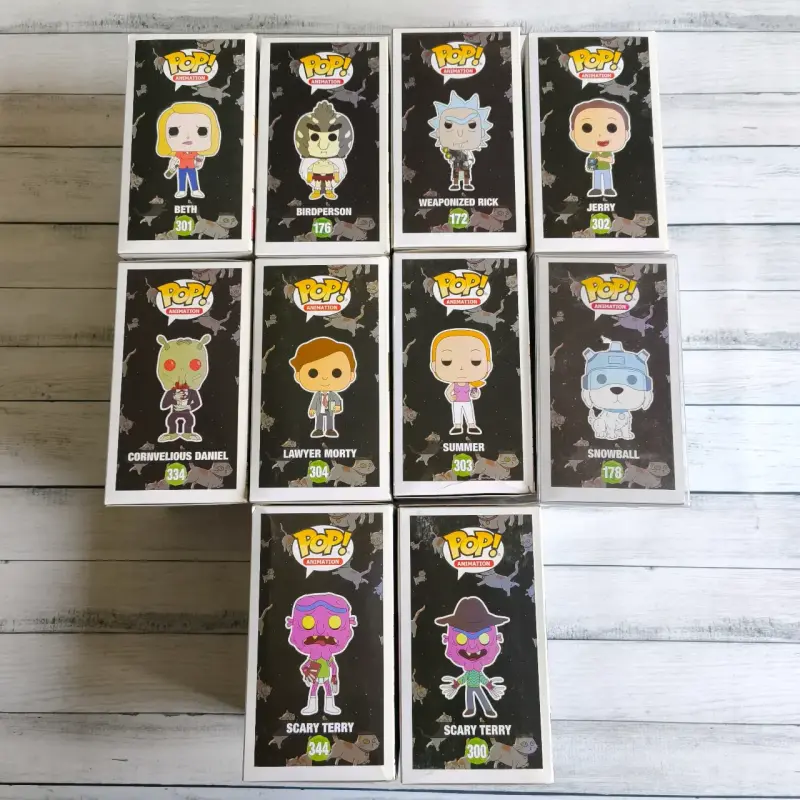 Set de figuras Funko Pop Rick and Morty - 3