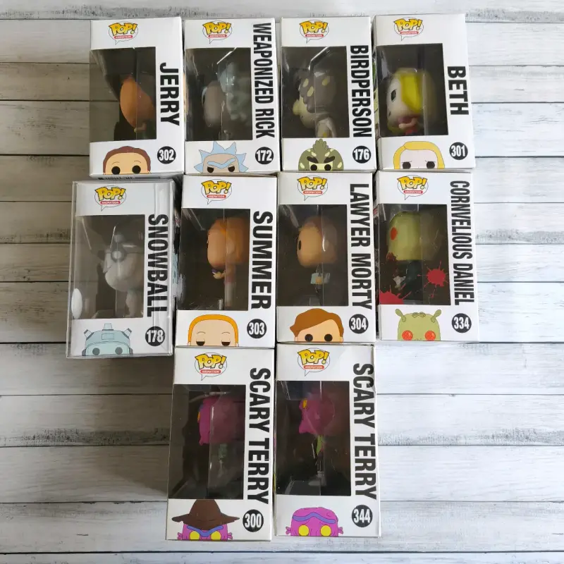 Set de figuras Funko Pop Rick and Morty - 4