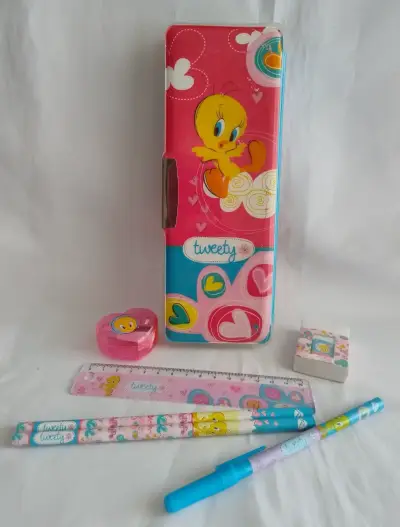 Estuche Retro Piolin Nuevo Con Accesorios y Cuadro - miniatura 3
