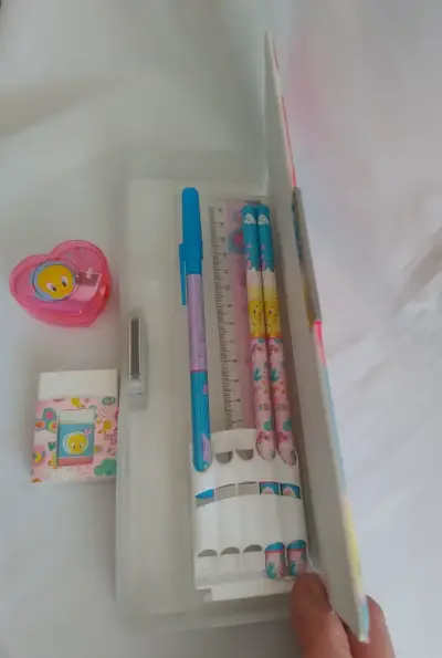 Estuche Retro Piolin Nuevo Con Accesorios y Cuadro - miniatura 5