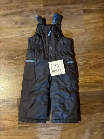 Pantalón de nieve para bebé 18 meses - miniatura 1