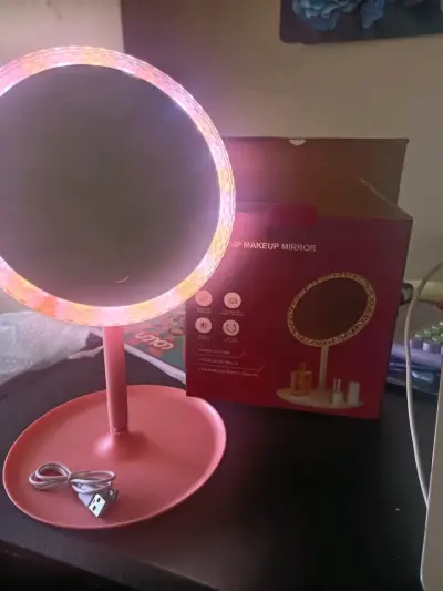 Espejo de maquillaje con luz LED✨🪞 - miniatura 2