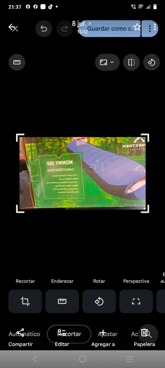 Saco de dormir Mummy 300 Nexxtrem Outdoor