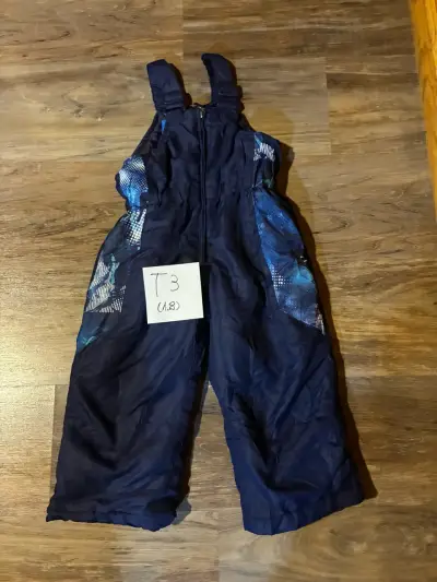 Pantalón de nieve infantil azul T3 - miniatura 1