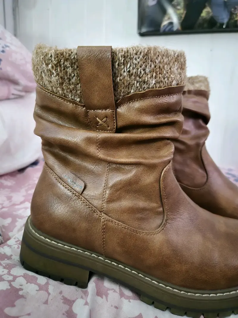 Botin marrón con forro cálido Como nuevas - 3
