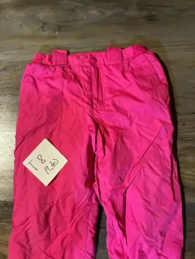 Pantalones de nieve rosados para niña T8 - miniatura 2