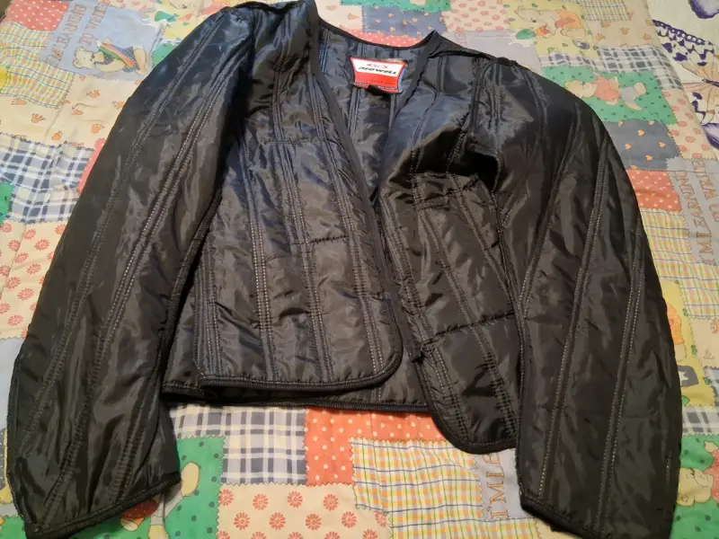Chaqueta de moto negra impermeable - 2