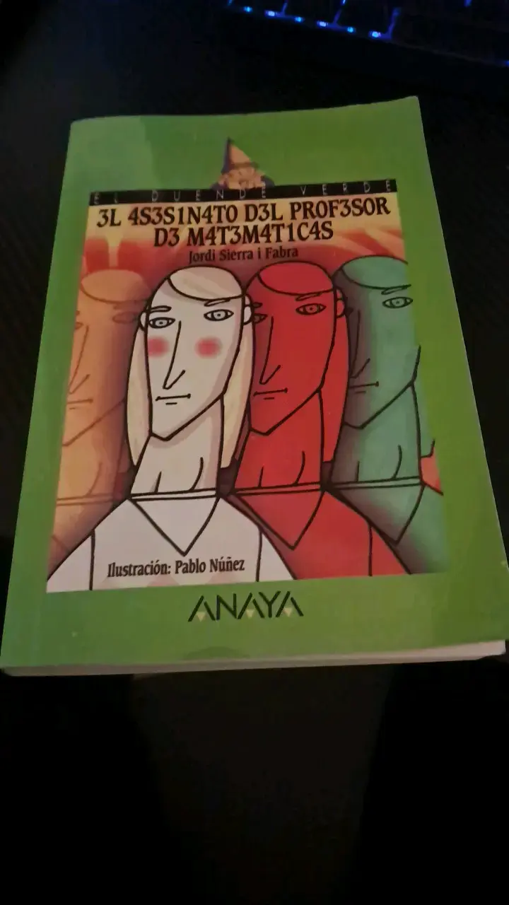 Libro El Asesinato del Profesor de Matemáticas - 1