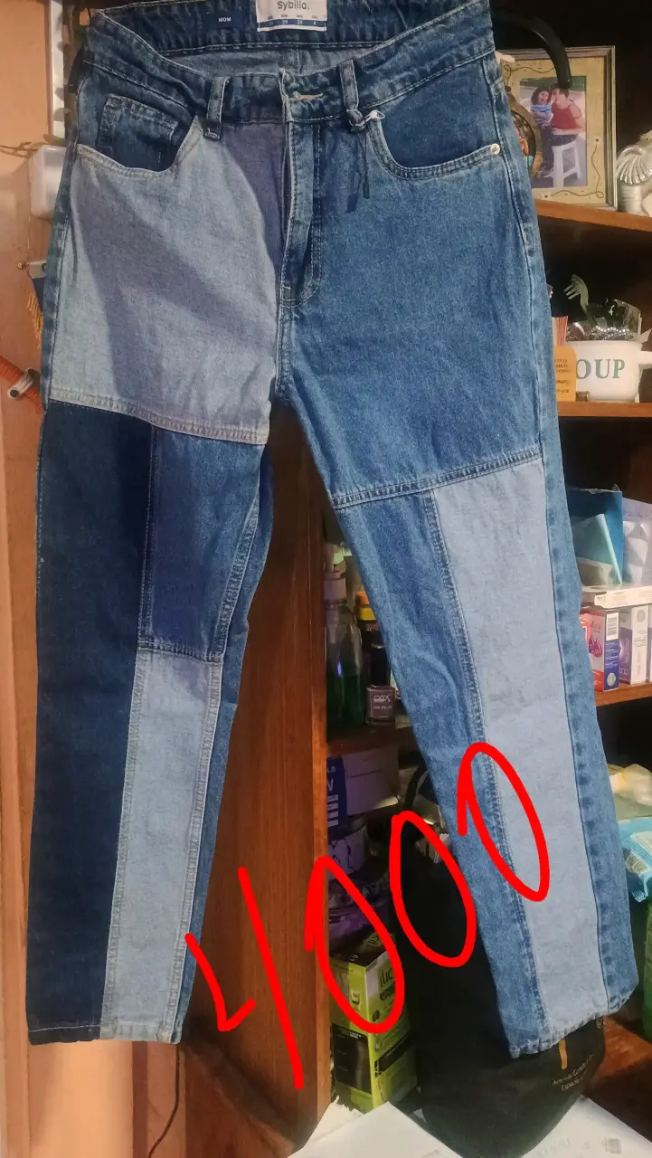 Jeans patchwork Sybilla para mujer - 1