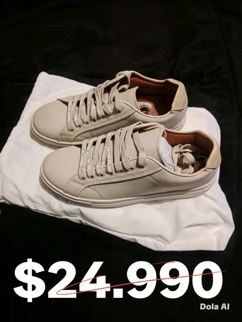 Zapatillas casuales beige para hombre