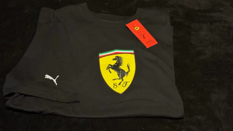 Polera negra Puma Ferrari XL - 1