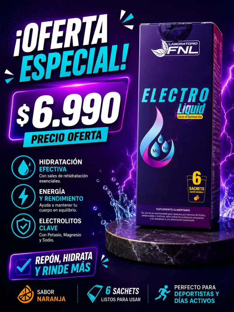 Electro Liquid hidratación rápida