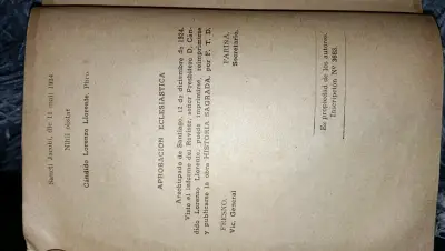 Libro antiguo 'Historia Sagrada' curso elemental - miniatura 3