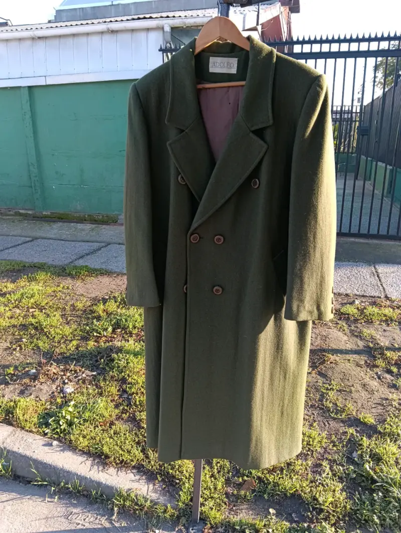 Abrigo verde botella talla XL -XXL