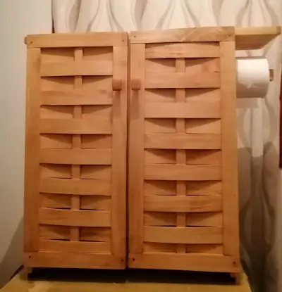 Mueble organizador de baño de Madera de Ciprés - miniatura 1